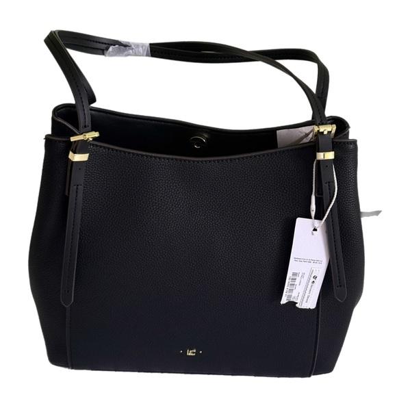 Liz Claiborne Elegant Black Shoulder Bag - Picture 2 of 4